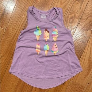 Jumping Beans Purple Ice Cream Tank Top